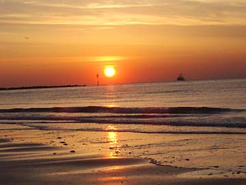 In Lido di Jesolo an der nördlichen Adria, Italien