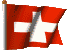 Flagge der Schweiz und dem Wallis