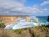 Zwei der Zwölf Apostel an Great Ocean Road in Australien