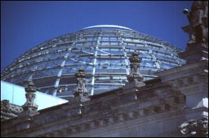 Gläserne Kuppel des Reichstags