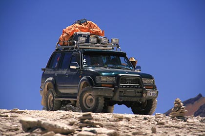 Unglaubliche Kontraste an der Laguna Blanca in Bolivien