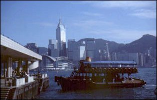 die Uferpromenade von Kowloon, Hong Kong