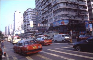 die Straßen von Kowloon, Hong Kong