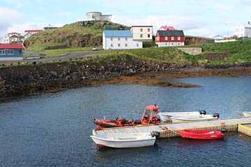 am Hafen in Stykkisholmur, Halbinsel Snaefellsnes, Westisland