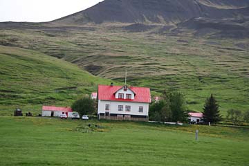 Bauernhof im Norden von Island