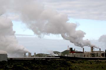 Salzgewinnungsanlage nahe Hafnir, Westisland