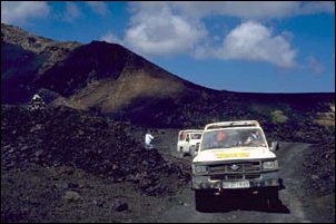 mit der Jeep-Safari durch die Montana de Timanfaya, Lanzarote