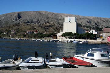 am Hafen in Pag, Insel Pag, Kroatien