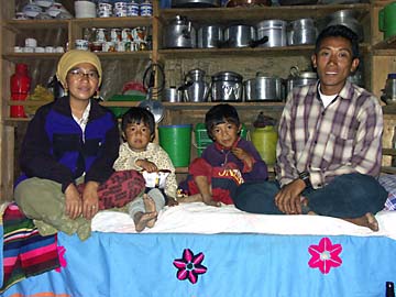 Zu Besuch bei einer nepalesischen Familie in Tholu Syabru