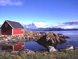 Landschaft bei Harstad auf den Vesteralen Inseln