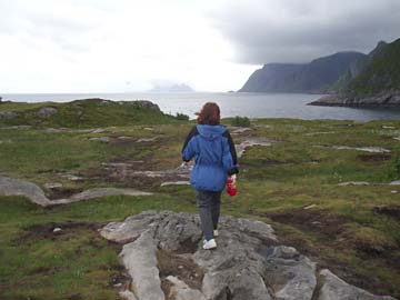 beim Ort: Ä, am Südkap der Lofoten/Norwegen