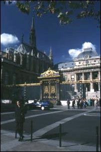 auf der Ile de la cité in Paris