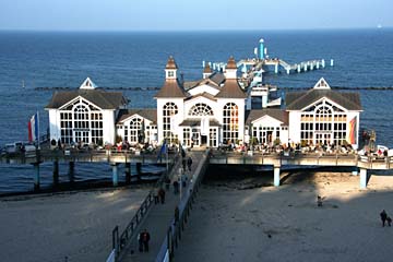 Die Seebrücke von Sellin auf Rügen