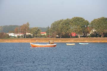 Idylle am kl. Hafen in Waase, Insel Ummanz, Rügen