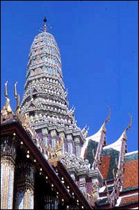 der Königspalast (Wat Phraa Kaeo) in Bangkok, Thailand