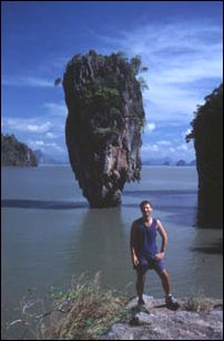 der James Bond Felsen von Phang Na, Thailand