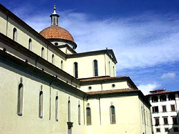 die Kirche Santo Spirito in Florenz, Toskana