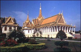 Der Königspalast von Phnom Penh, Kambodscha