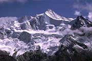 Blick vom Corne de Sorebois im Val d’Anniviers