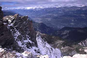 Blich vom Illhorn, Wallis, Schweiz