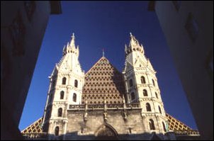 der Stephansdom (Steffl) zu Wien in Österreich