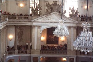 im schönsten Reitsaal der Welt in der Hofburg zu Wien